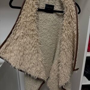 Love Tree Women's Tan Teddy Jacket